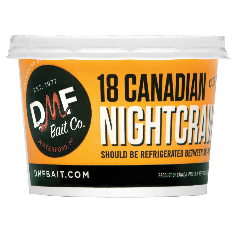 Canadian Nightcrawlers - 18 Ct by DMF Bait at Fleet Farm