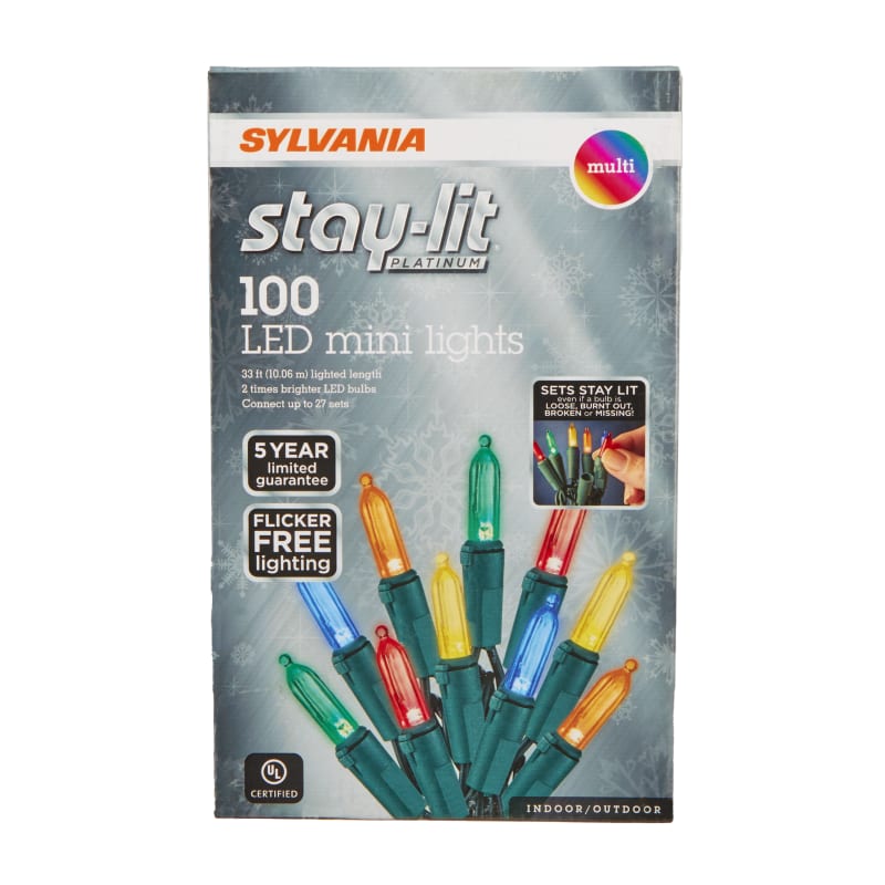 Sylvania 100 led mini lights hot sale