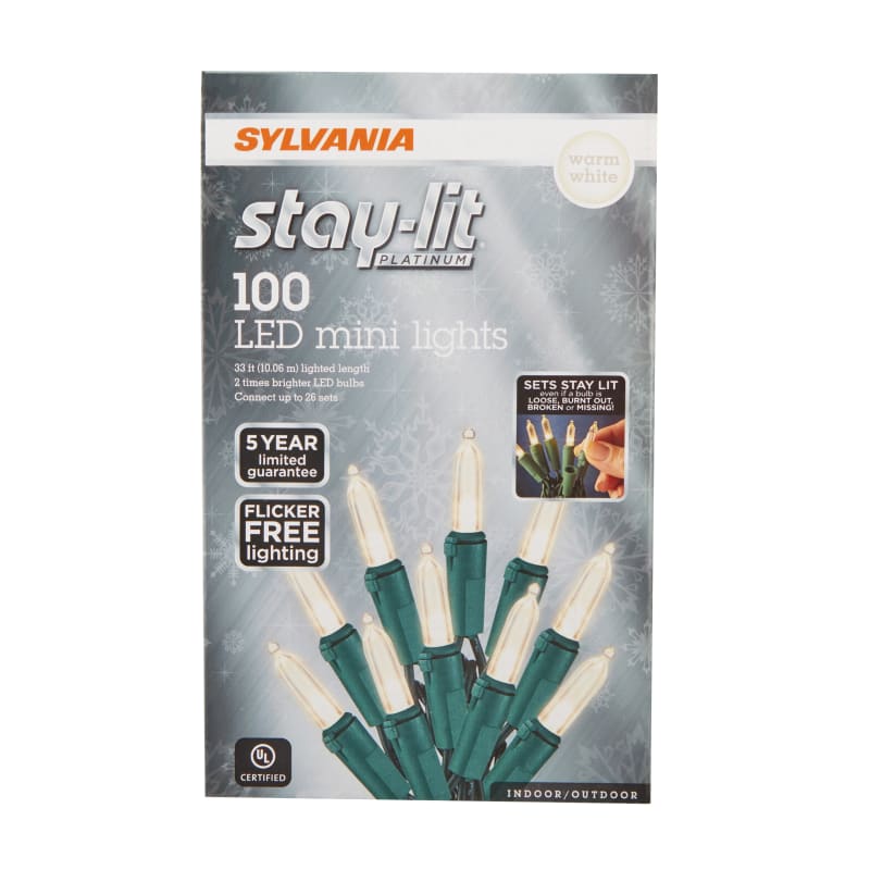 Sylvania led mini lights warm white 2025