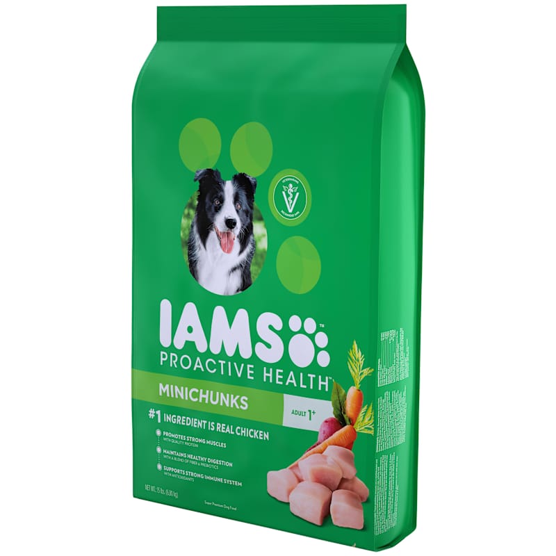 Iams dog food mini chunks deals