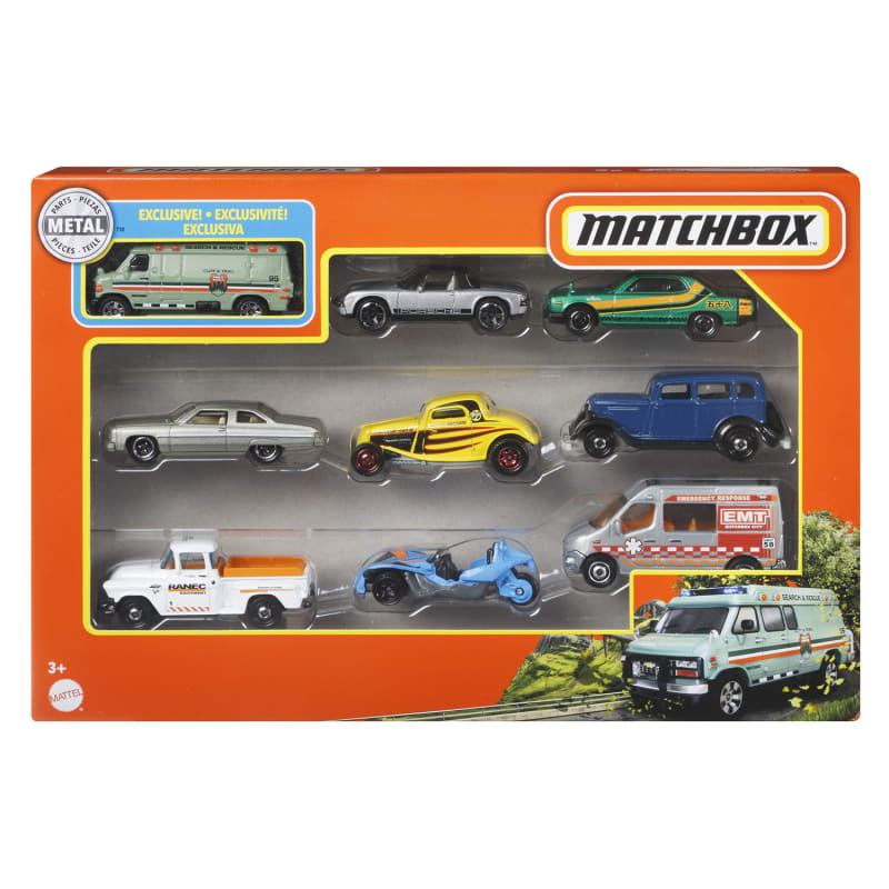 Car Gift 9 Pk - Assorted by Matchbox at Fleet Farm
