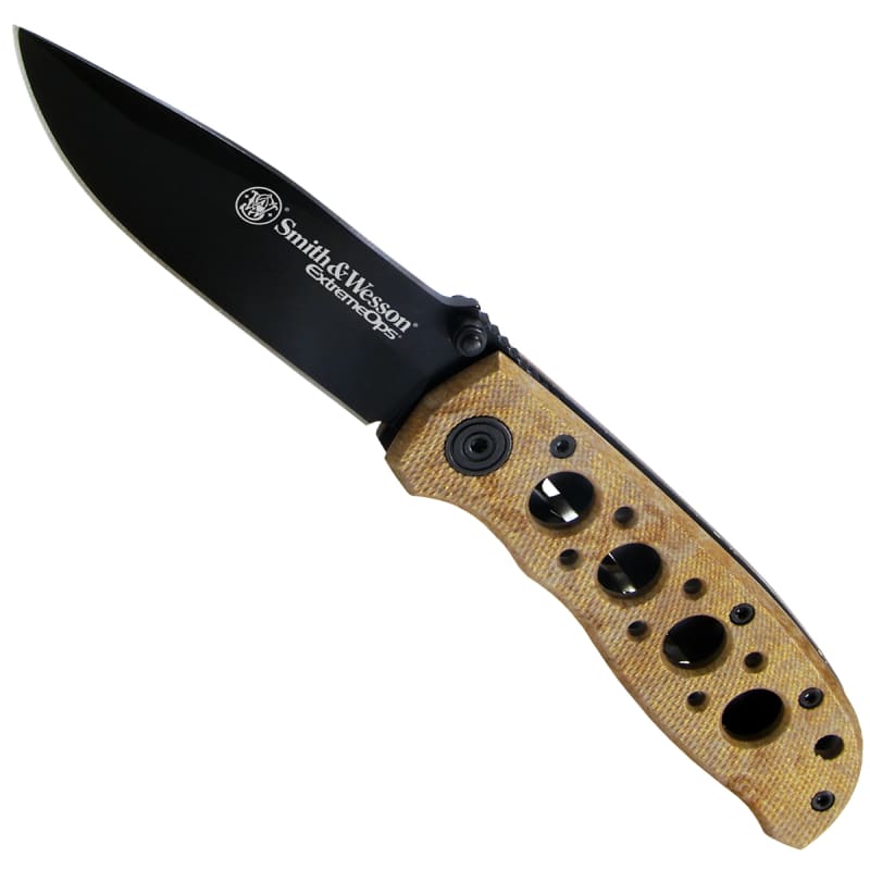 Extreme Ops Desert Camo Folding Knife by Smith & Wesson at Fleet Farm