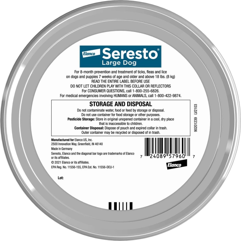 Seresto online store clearance