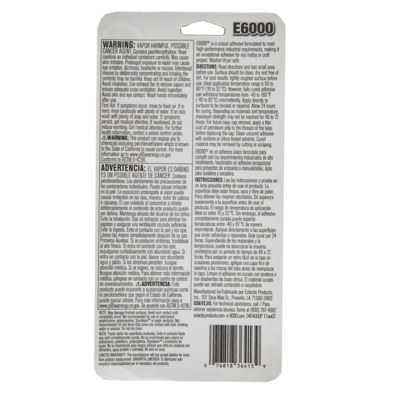 E6000 Craft Adhesive by E6000 at Fleet Farm