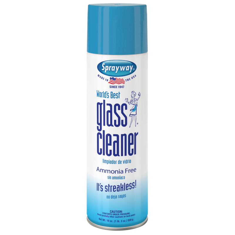 Glass Cleaner Foaming Aerosol Spray 19oz - Sprayway