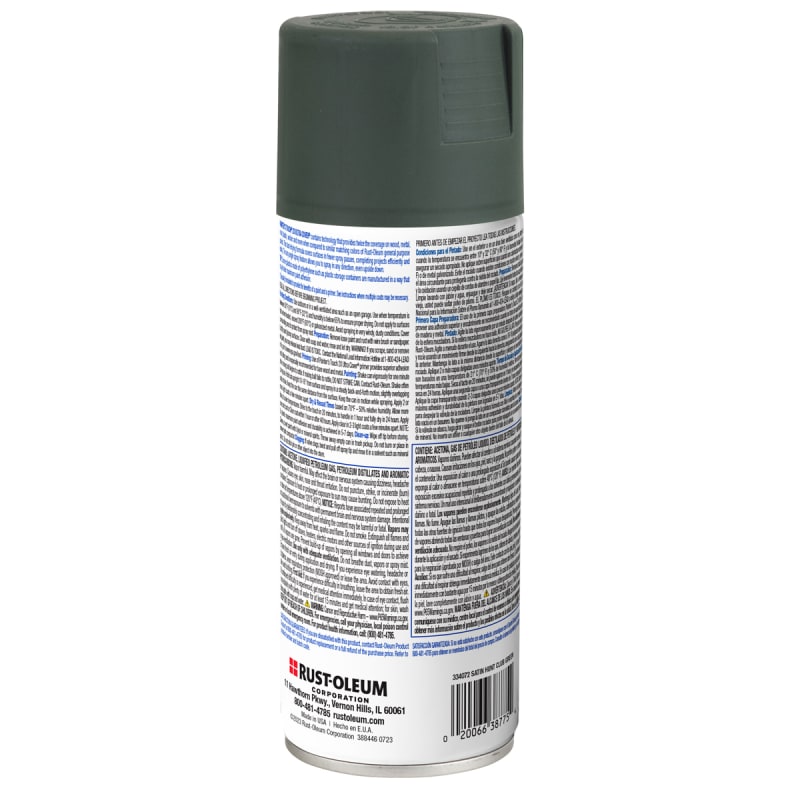 Rust-Oleum 12 oz Painter's Touch Ultra Cover 2x Satin Hunt Club Green Spray Paint