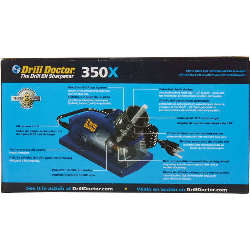 Drill Doctor Drill Bit Sharpener - DD-350X - Light Tool Supply