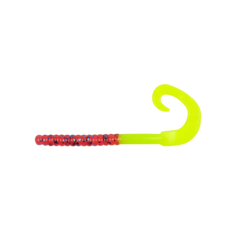 PowerBait Power Worm - Plum Chartreuse by Berkley at Fleet Farm