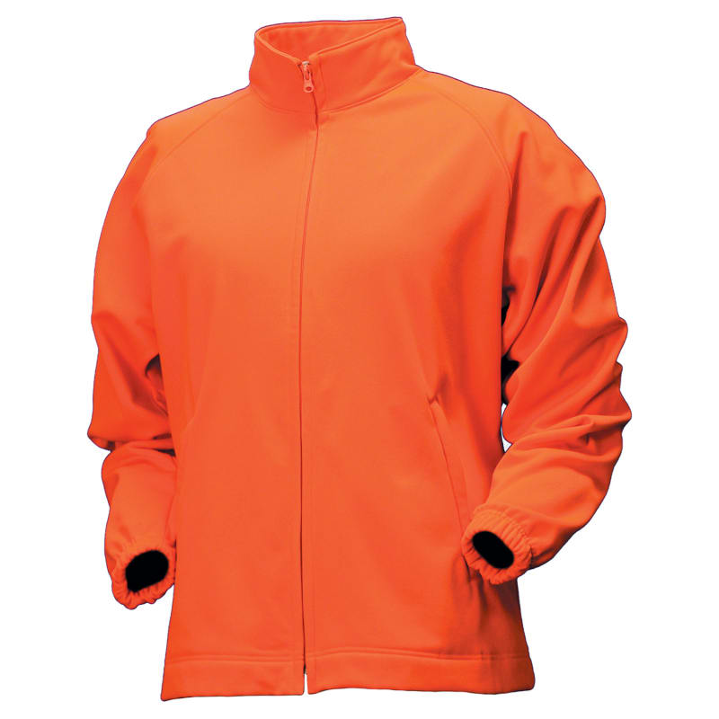 Orange fleece jacket men's cheap