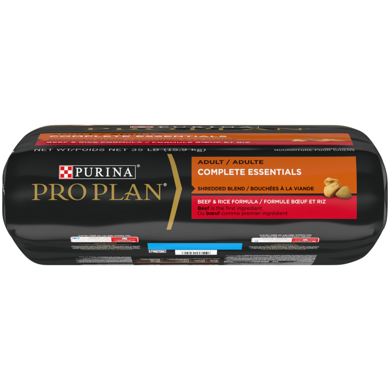 Pro Plan Essentials Adult Shredded Blend Beef Rice Formula Dry