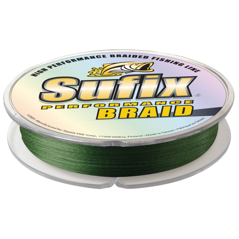 Sufix 20 lb Low Vis Green Sufix Performance Braid Fishing Line - 663-920G