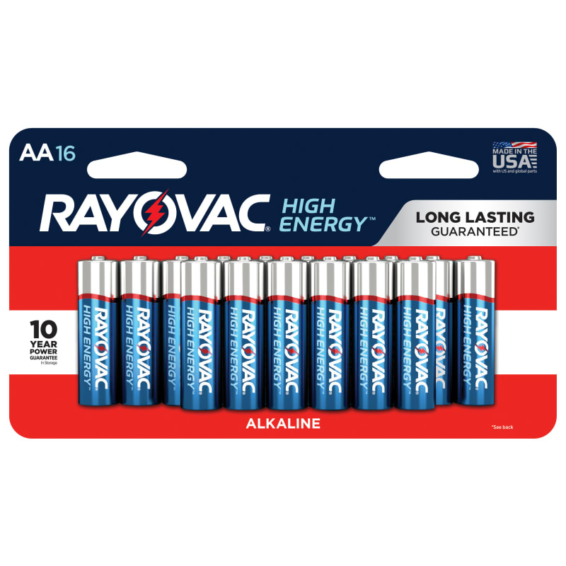 Rayovac Fusion Alkaline AA Batteries (30-Pack) in the AA Batteries