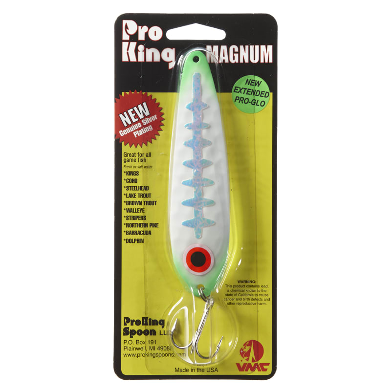 Magnum Pro-Glo Spoon - Mr. Green Jeans Glo by ProKing at Fleet Farm