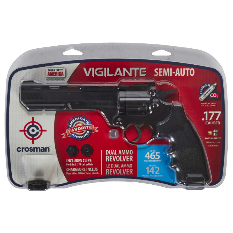 CROSMAN VIGILANTE PELLET OR BB .177 CO2 REVOLVER - Air Guns India