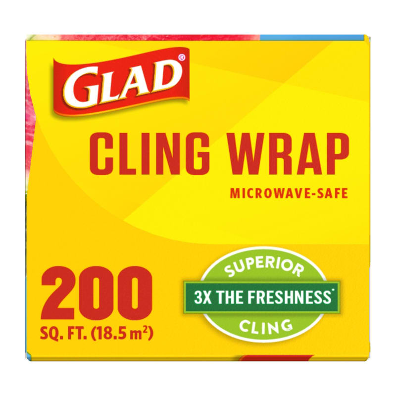 Glad Cling'n Seal 45 sq ft Clear Food Wrap