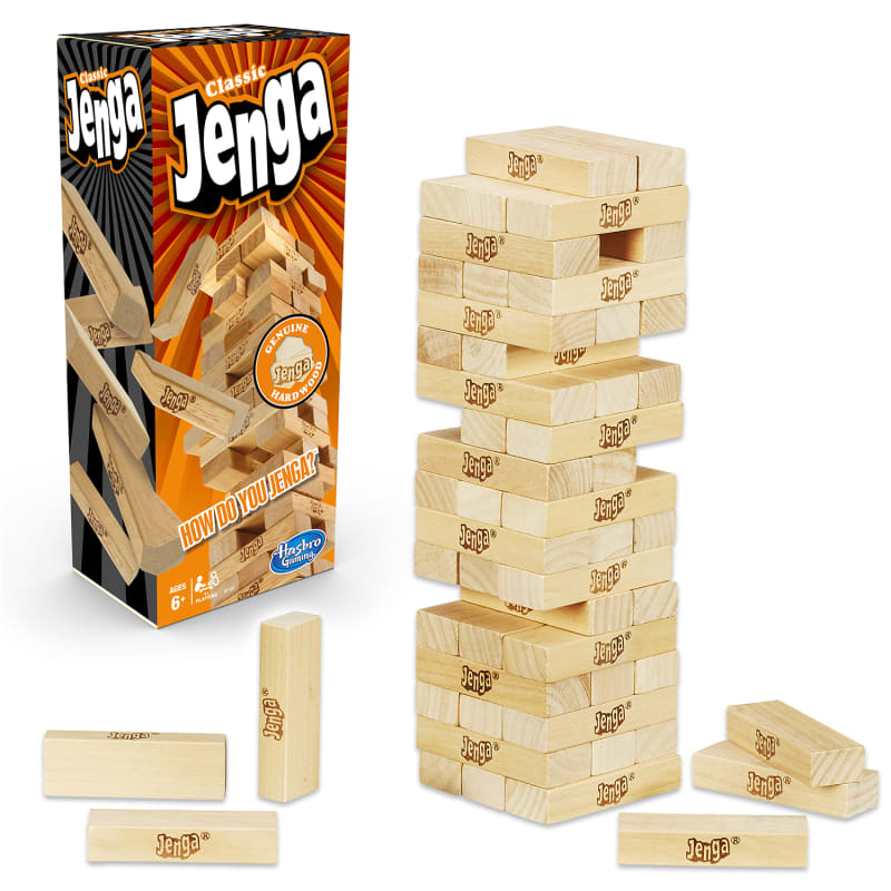 Classic Jenga Game by Hasbro at Fleet Farm