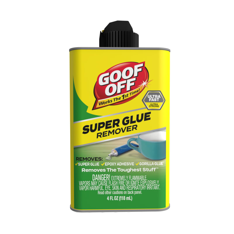 Goof Off Super Glue Remover - 4 oz. can, Yellow (FG678)