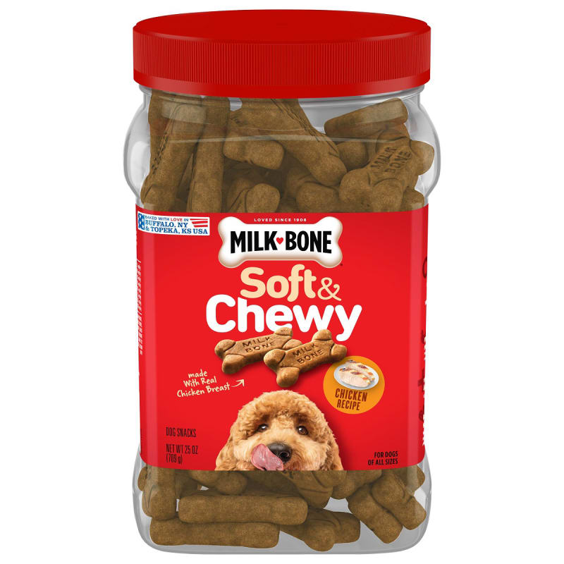 Soft Chewy Chicken Recipe Dog Snacks by Milk-Bone at Fleet Farm