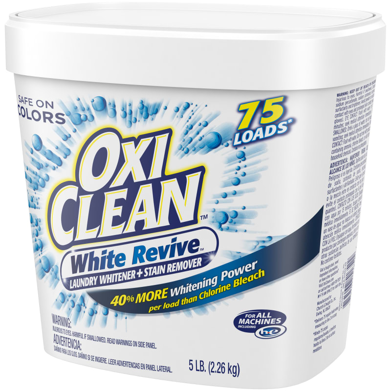 OxiClean 5 lbs. White Revive Powder Fabric Stain Remover (2-Pack)