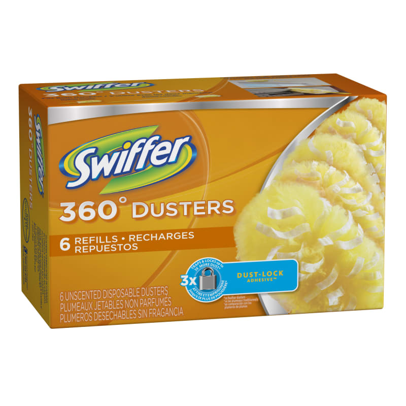 360 Duster Refill Unscented - 6 ct