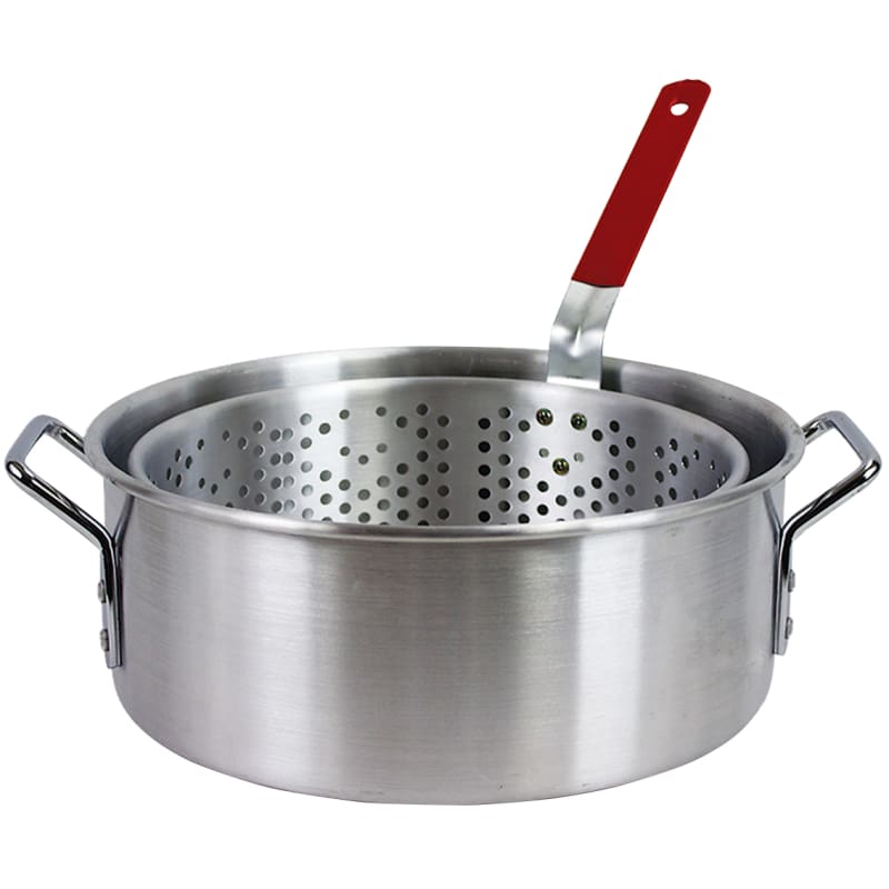 10.5 QT. Stainless Steel Pot with Basket