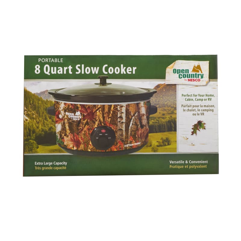 Open Country 8-qt. Camouflage Slow Cooker