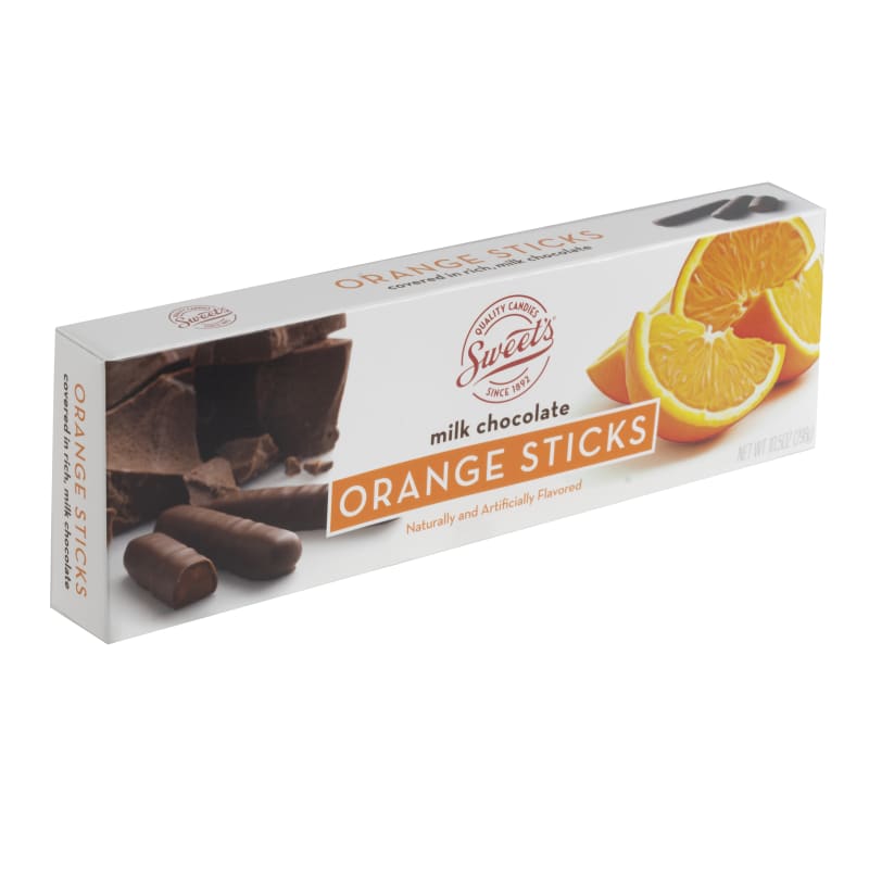 Sweet's Milk Chocolate Orange Sticks - 10.5 oz box