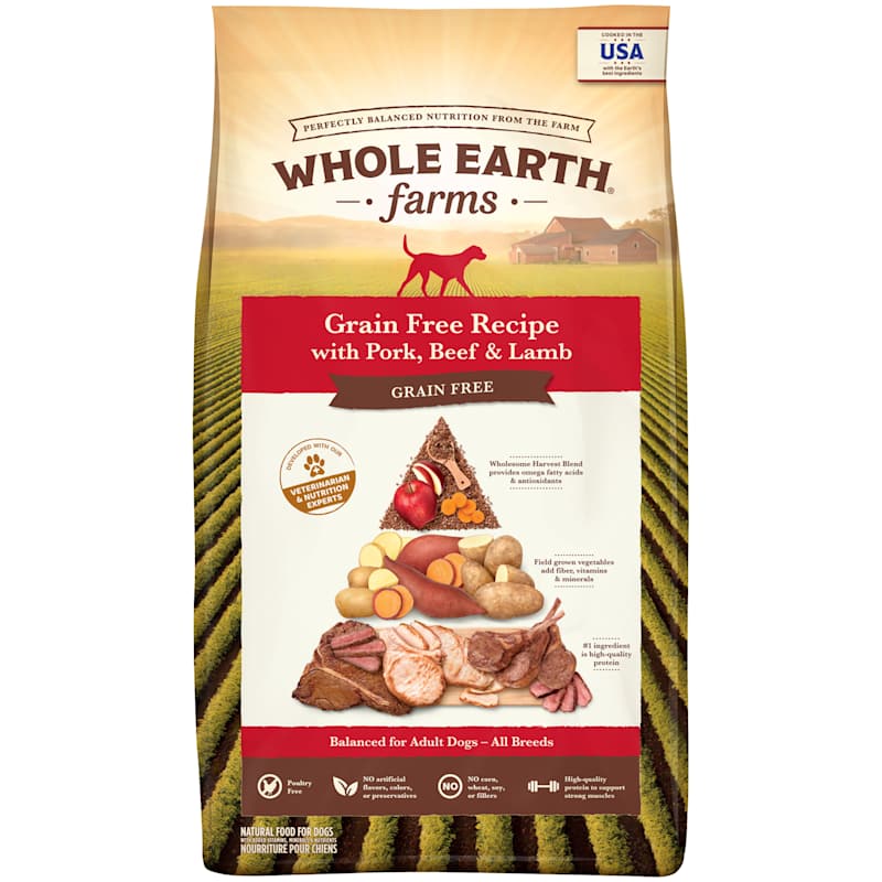 Whole earth farms adult dry dog food sale