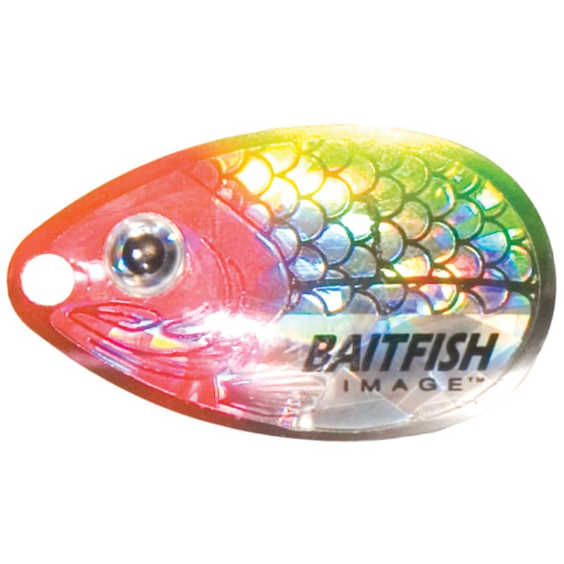 clown colored fishing lure Michigan Stinger Scorpion Spoon in Purple Pooh Blue UV SIZE 2-1/4" making the VibE blade bait the top in the industry STORM LURES DEEP LIGHTNING SHAD