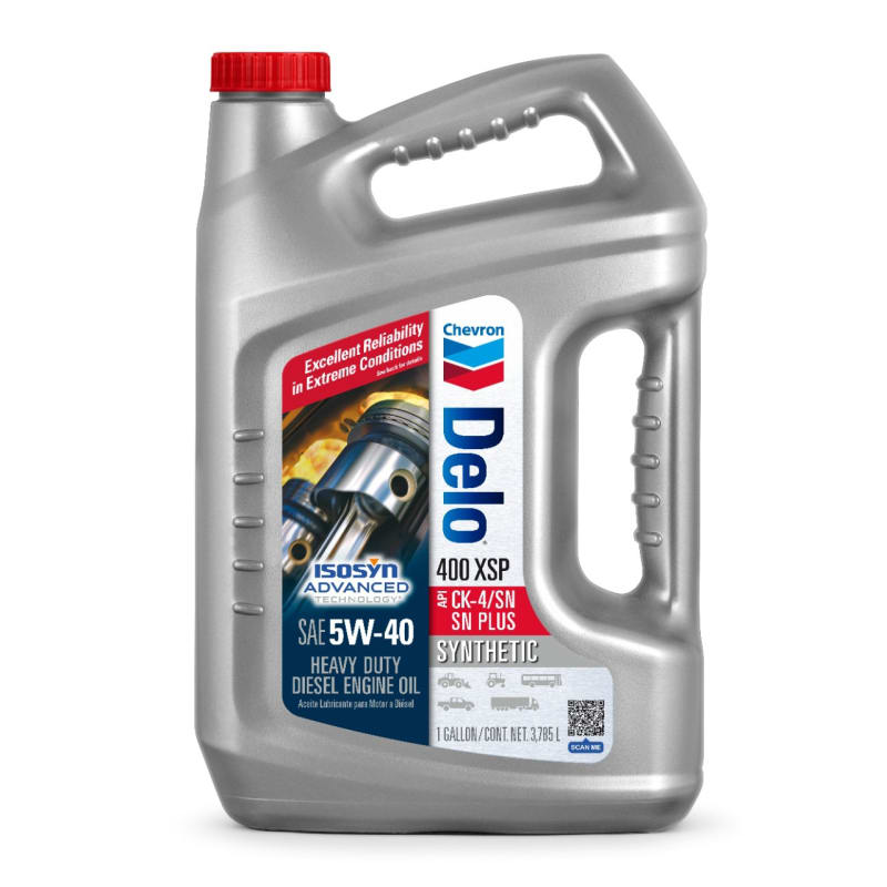 Chevron Delo 400 XSP Synthetic 5W-40 Heavy Duty Diesel Motor Oil, 1 Gallon  