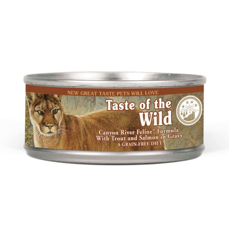 Grain Free Canyon River Feline Formula w Trout Salmon in Gravy Adult Wet Cat Food