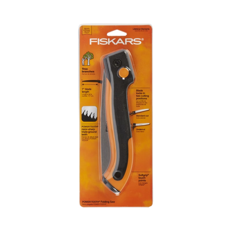 Fiskars Power Tooth Softgrip Folding Pruning Saw, 10 in