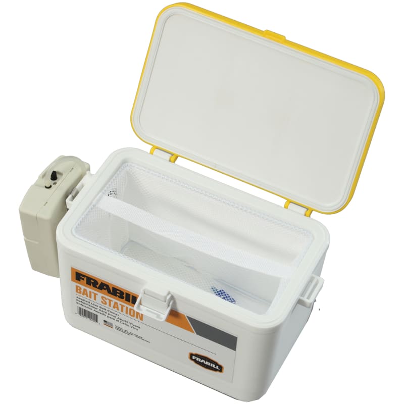 8-qt Yellow/White Min-O-Life Personal Bait Station by Frabill at Fleet Farm