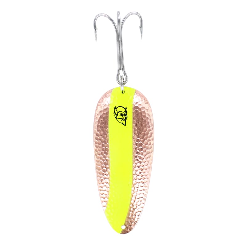 Huskie Junior Spoon - Copper/Chartreuse by Eppinger at Fleet Farm