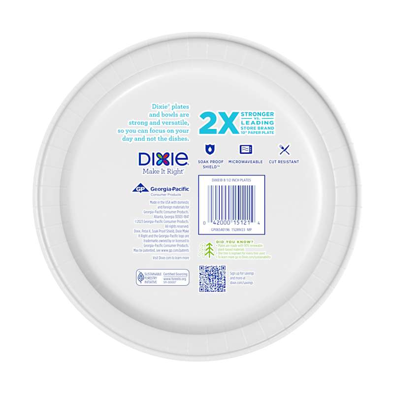 Dixie heavy new arrivals duty paper plates