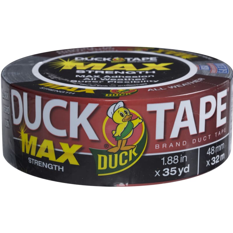 Black Maximum Strength Duck Brand Duct Tape