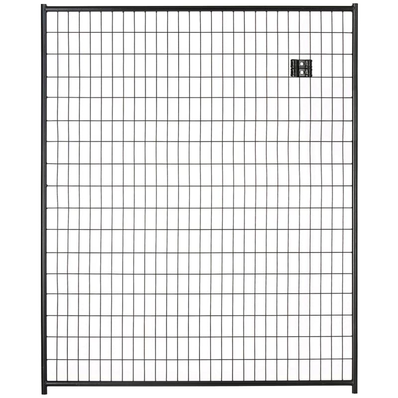 5 ft X 6 ft Black Welded Wire Kennel Side Panel by Lucky Dog at