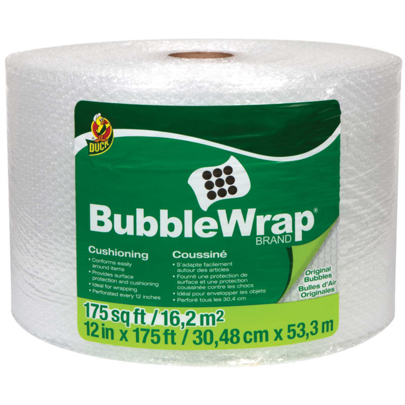 Duck 12 in. W x 175 ft. L Bubble Wrap