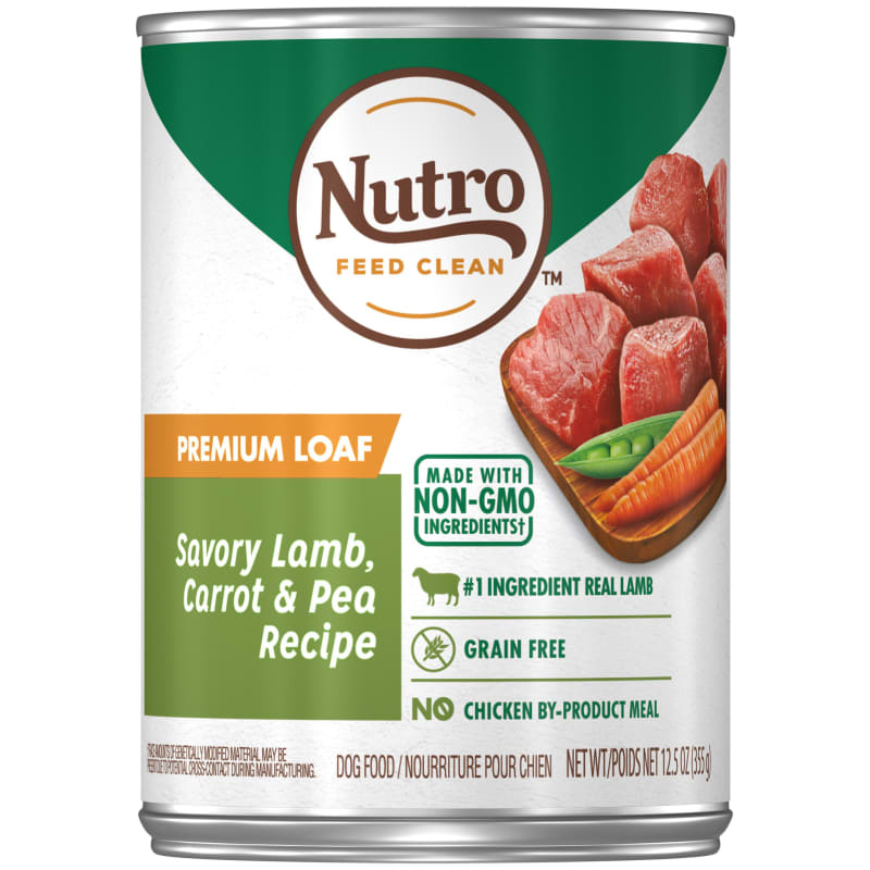 Nutro Premium Loaf Adult Savory Lamb Carrot And Pea Recipe Wet