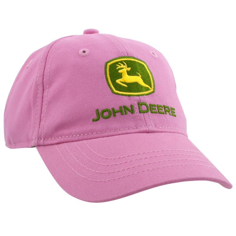 John Deere Hot Pink Cap Heavy Brushed Cotton