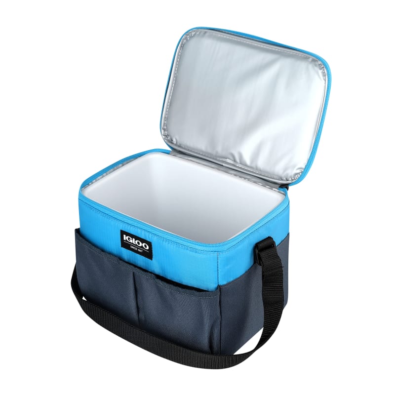 Essential 6-Can Hard Lined Cooler Blue by Igloo at Fleet Farm