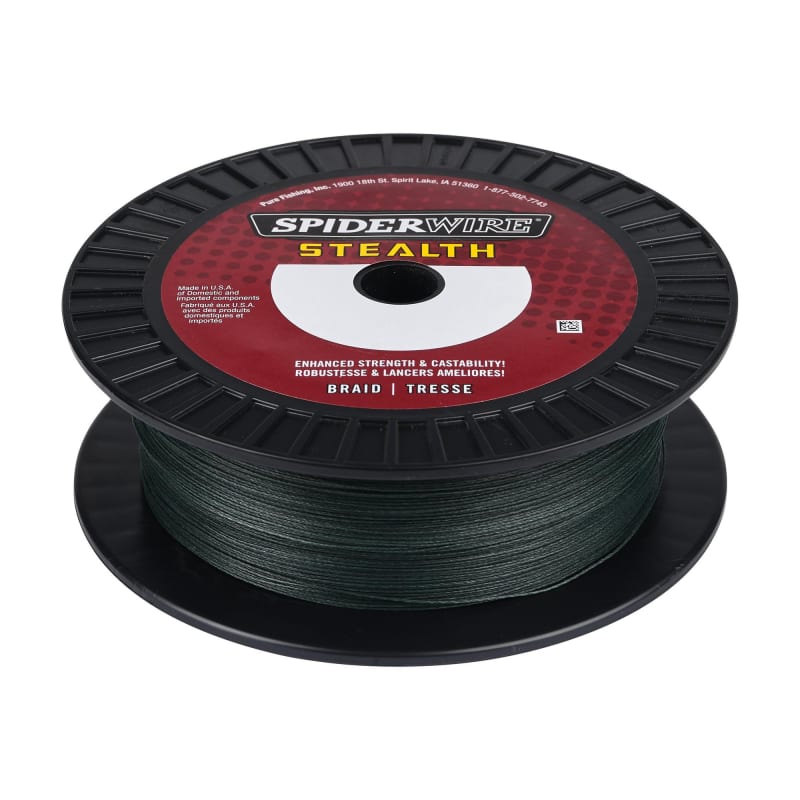 SpiderWire 6 lb Moss Green Stealth Braid Line - 1562374