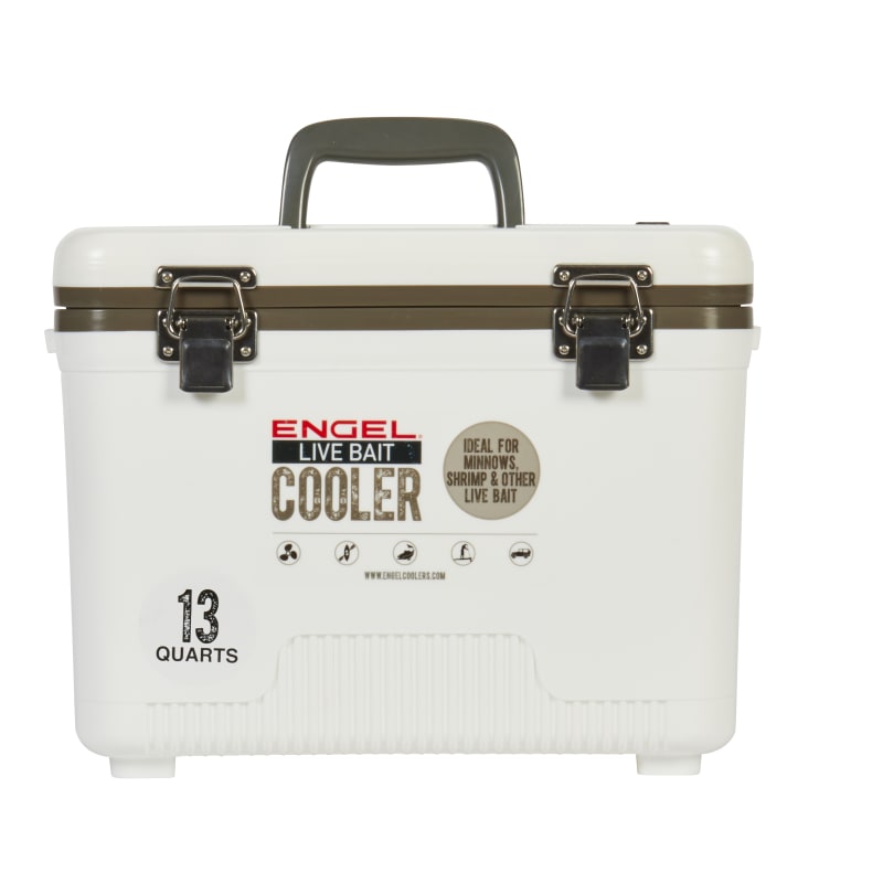 Engel 13 Quart Fishing Dry Box Cooler with Shoulder Strap