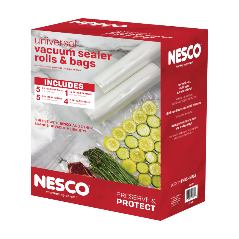 Nesco VS-07V Vacuum Sealer Bag Variety Pack