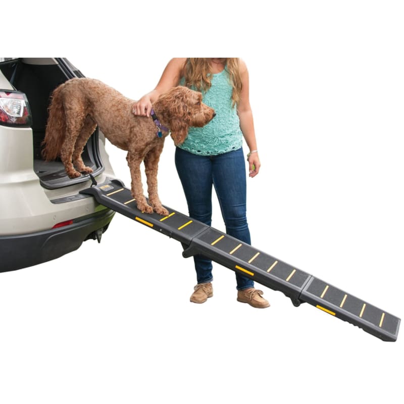 Tri fold dog ramp for car discount