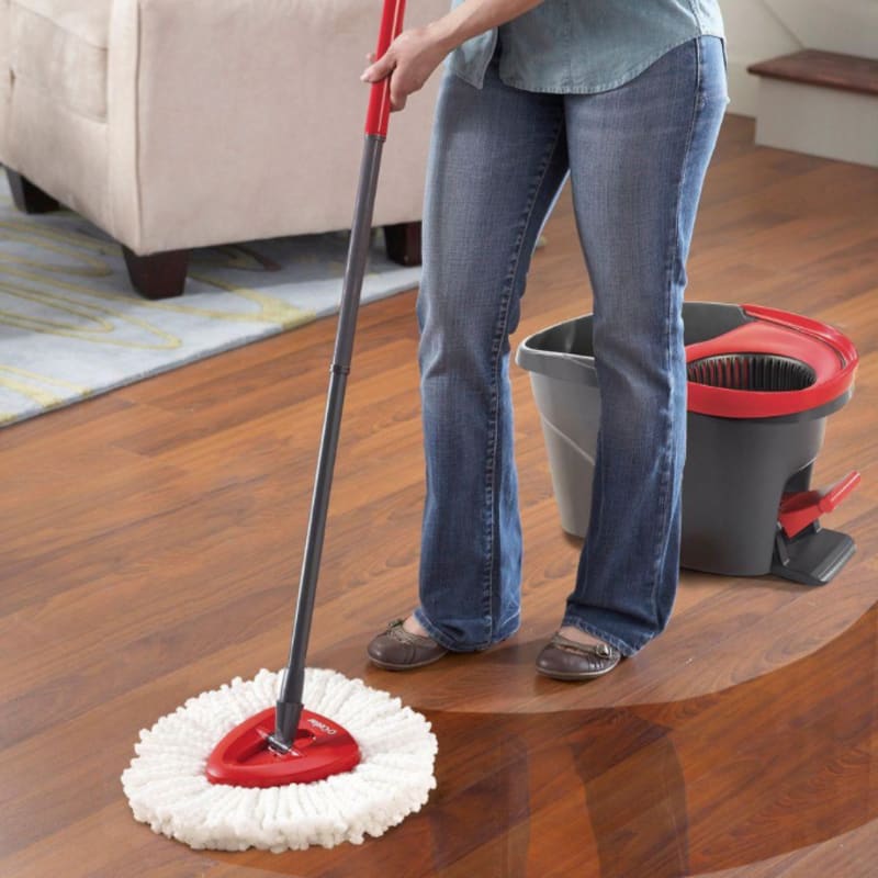 O-Cedar® Microfiber EasyWring Spin Mop & Bucket System Box, 1 ct