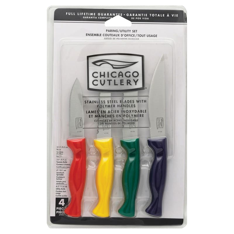 4 Pc. Paring/Utility Knife Set by Chicago Cutlery at Fleet Farm