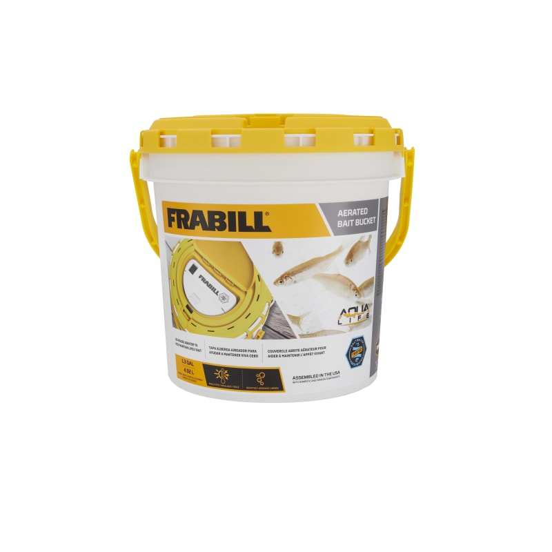 1.3 gal Dual Bait Bucket by Frabill at Fleet Farm