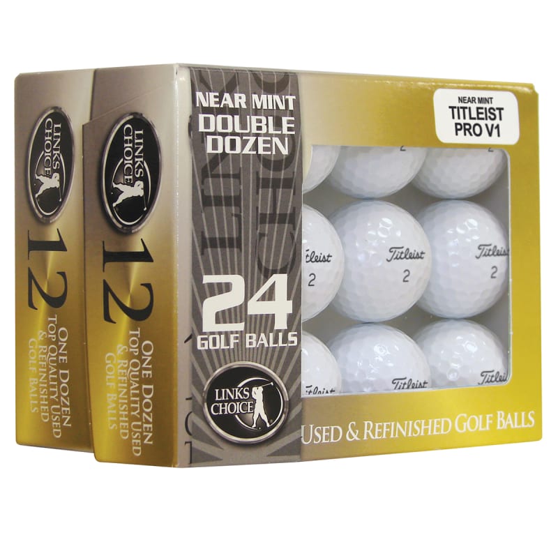 Titleist ProV1 Refinished Golf Balls - 24 Pk by Links Choice at