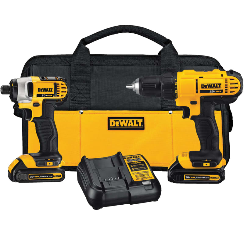 DEWALT 20V MAX B/L CORDLESS 2-TOOL WOODWORKING KIT